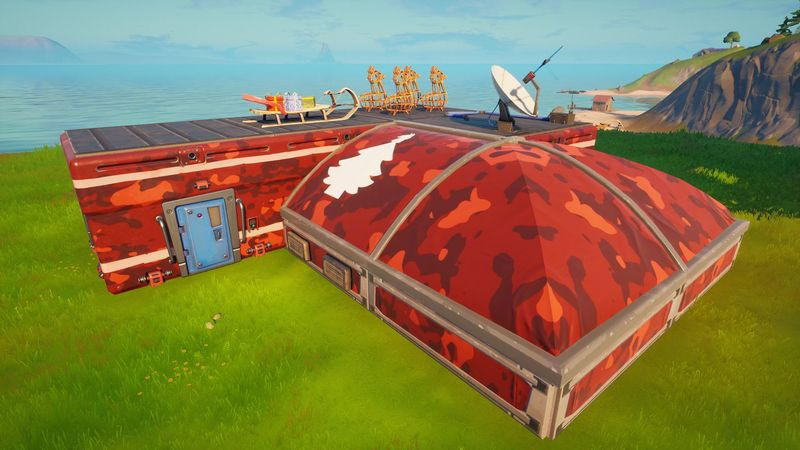 Fortnite Snowmando Outposts platser