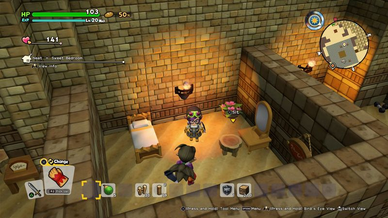 Dragon Quest Builders 2 huoneen reseptit