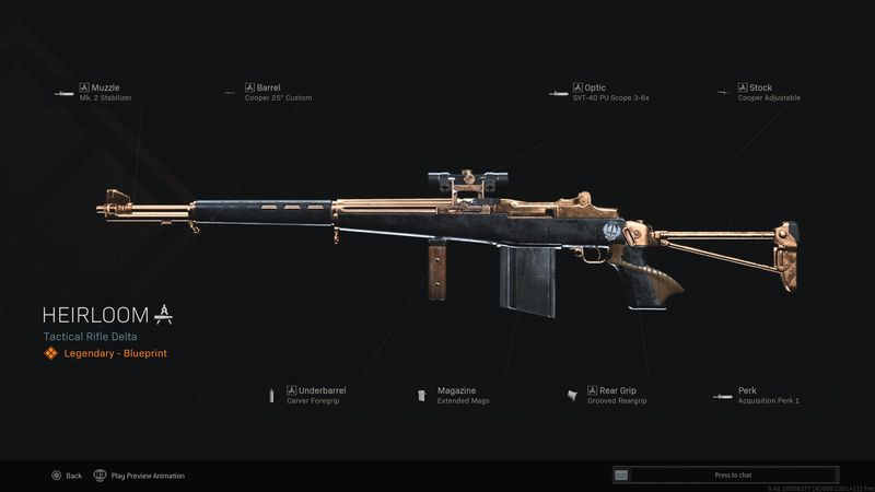 oorlogsgebied m1 garand