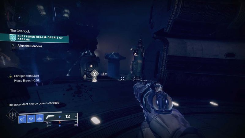 Destiny 2 säsong av den förlorade splittrade riket ascendant kista skräp av drömmar ascendant energi kärna laddad
