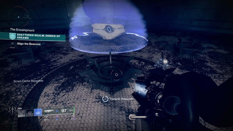 Destiny 2 säsong av den förlorade splittrade riket ascendant kista skräp av drömmar encampment mystery kista i arena