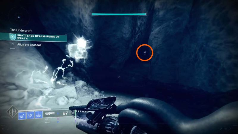 Destiny 2 säsong av den förlorade splittrade riket ascendant mysterium kista ruiner av vrede relik orb i Scoroboth boss kamp