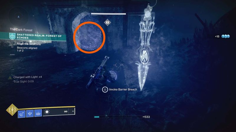 Destiny 2 säsong av det förlorade sönderslagna riket ascendant kista tunnel nätverk barriär inträde