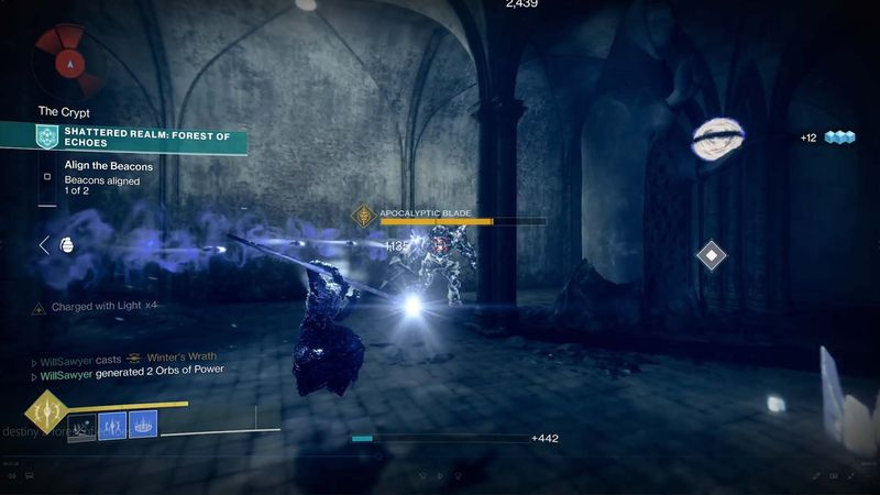 Destiny 2 säsong av den förlorade splittrade riket ascendant kista apokalyptisk blade hive knight boss