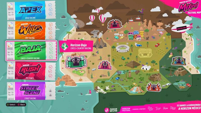 Forza Horizon 5 horizon Mexico festivalarrangementer