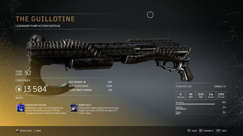 Outriders legendäre Waffen