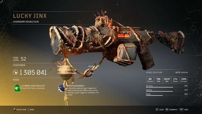 Outriders legendäre Waffen