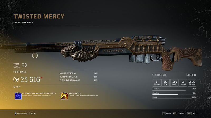 Outriders legendäre Waffen