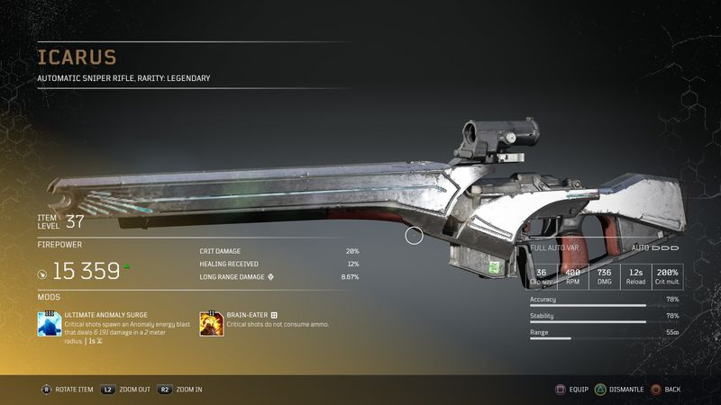 Outriders legendäre Waffen