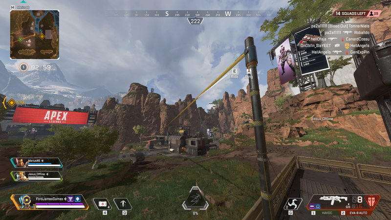 Apex Legends Pathfinder Zipline