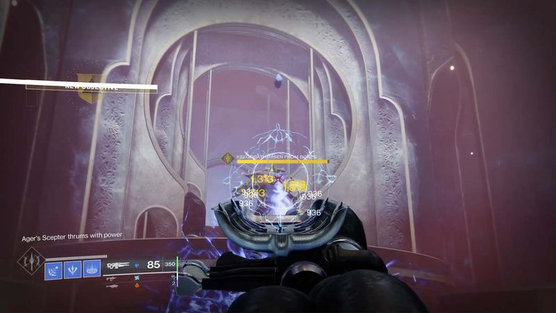 Destiny 2 sæson af den tabte eksotiske stasis spor riffel agers scepter eksotisk søgen kelgorath hive ridder boss kamp