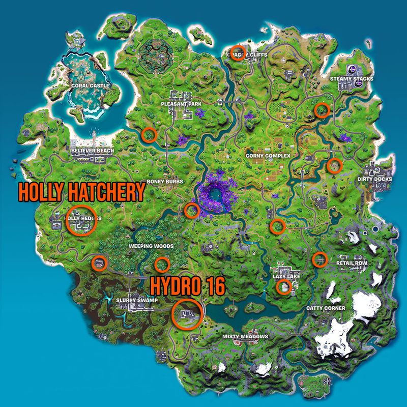 Fortnite alien æg kort