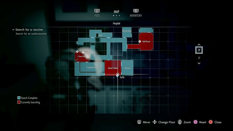 Resident Evil 3 Nurses Station säker kombination