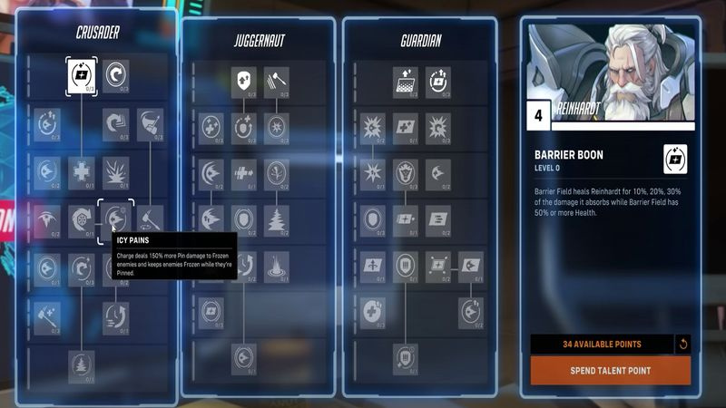 Overwatch 2 talentenboom