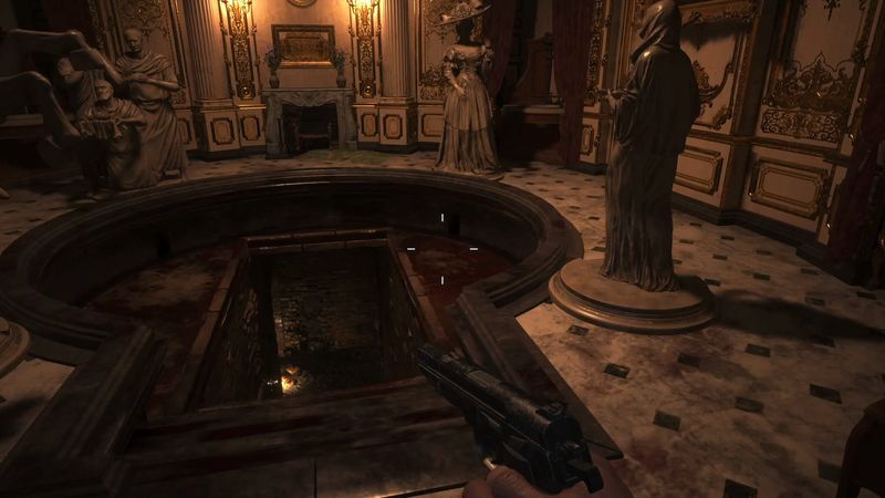 resident evil landsby statue puslespil