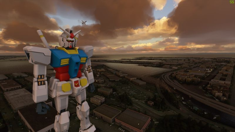 Flygsimulator Gundam mod