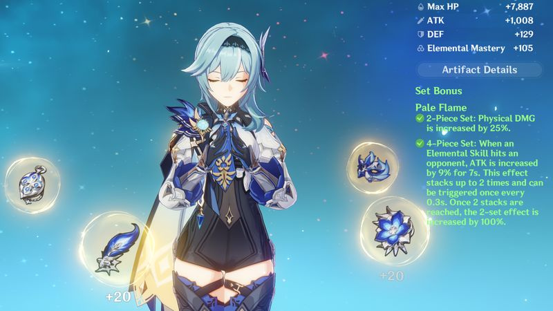 Genshin Impact Eula-bygge