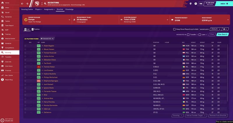 Football Manager 2020 fria agenter