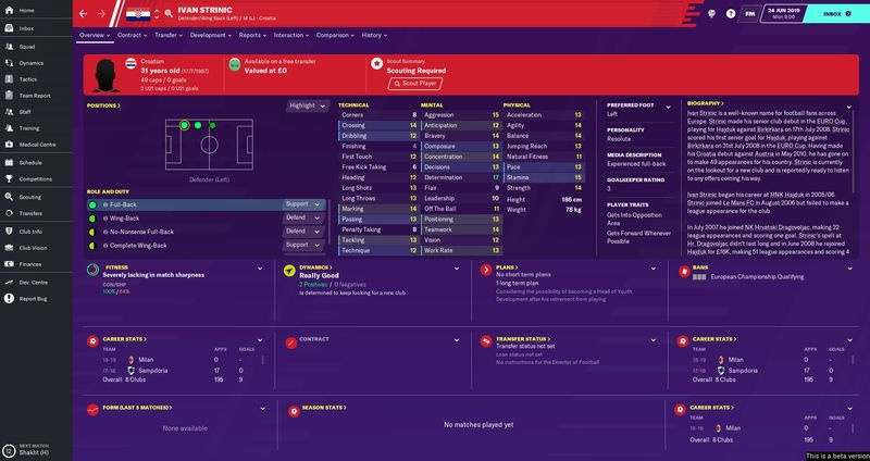 Football Manager 2020 fria agenter