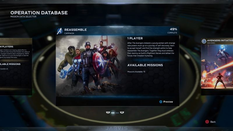 Marvel Avengers-spelmodi
