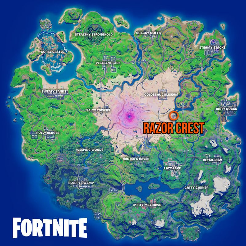 Fortnite Razor Crest plats