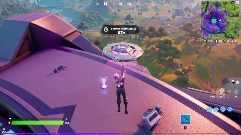 fortnite alien hologrammibile ufo
