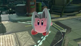Kirby oli pukeutunut Sephirothiksi