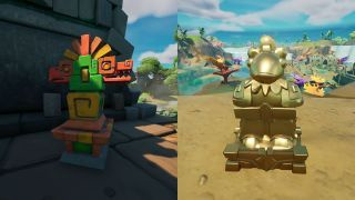 Manufatti Fortnite da Stealthy Stronghold e Coral Castle