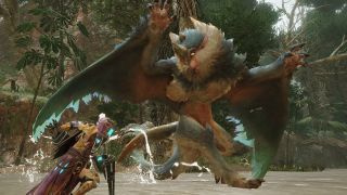 Monster Hunter Rise -lukko päällä