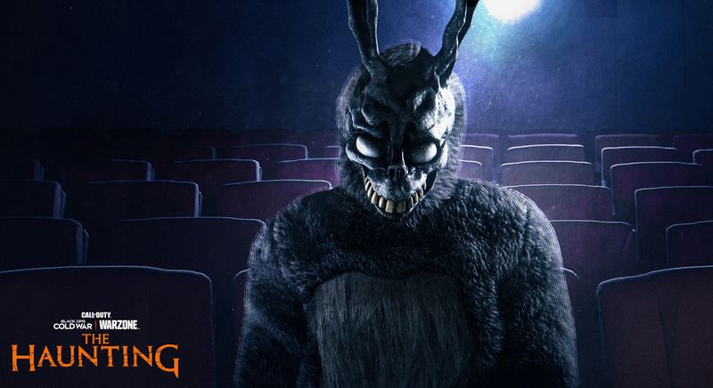 call of duty warzone den spökande halloween-evenemanget donnie darko skin
