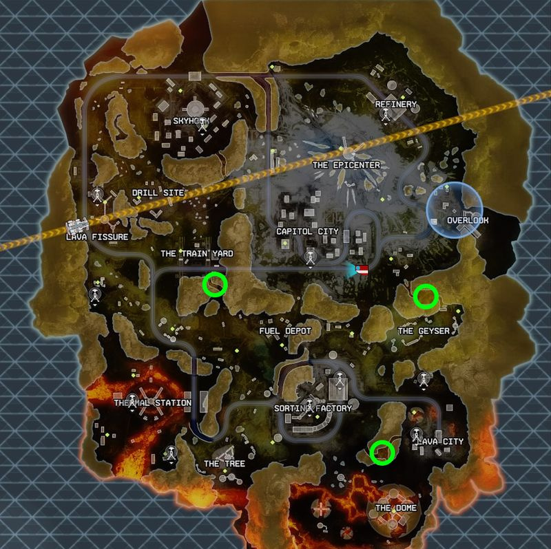 Posizioni del bottino di Apex Legends