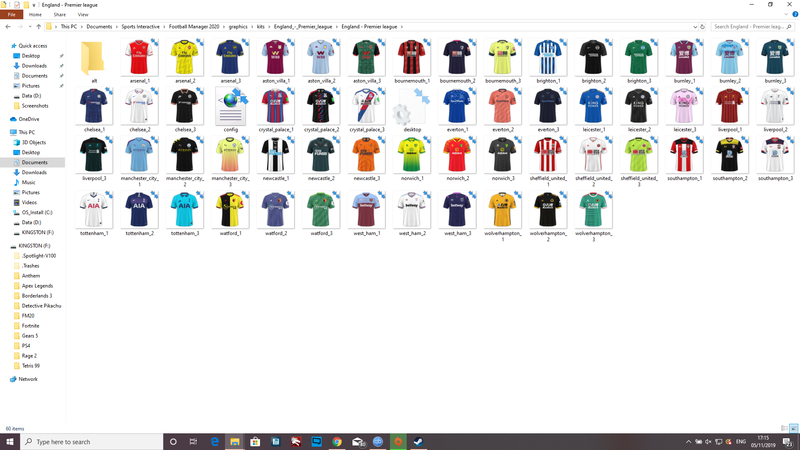 Football Manager 2020-tenues
