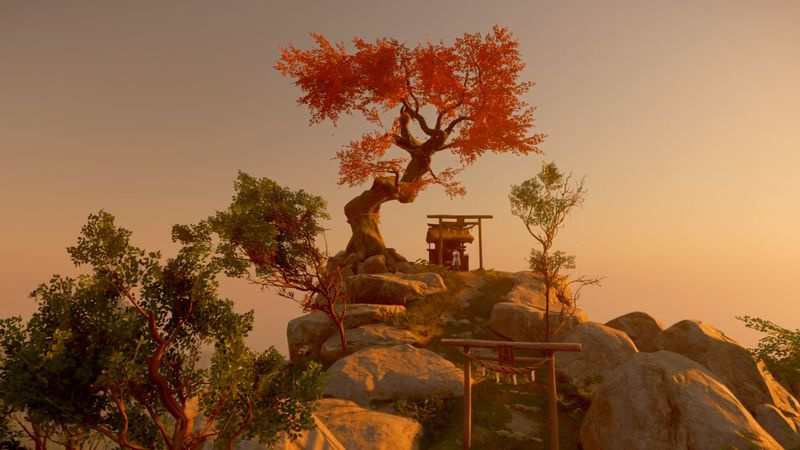 Ghost of Tsushima Shinto Shrines: Winding Mountain Shrine