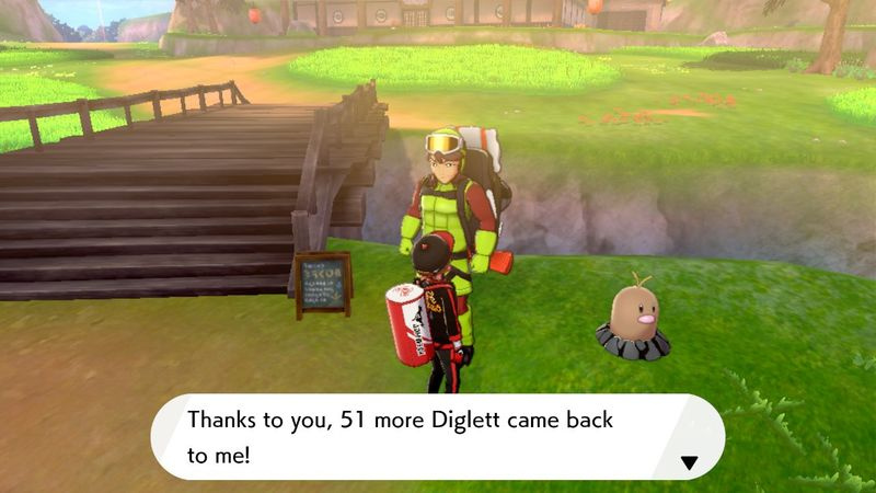 Ricompense Diglett di Pokemon Spada e Scudo Isle of Armor