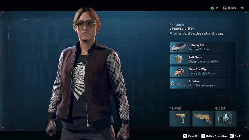 Watch Dogs Legion bedste rekrutter: Getaway Driver