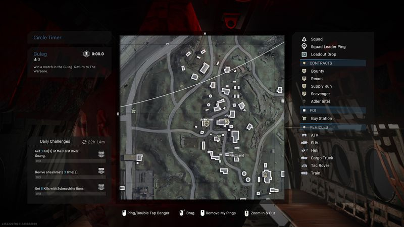 Posizioni di Warzone Adler Intel
