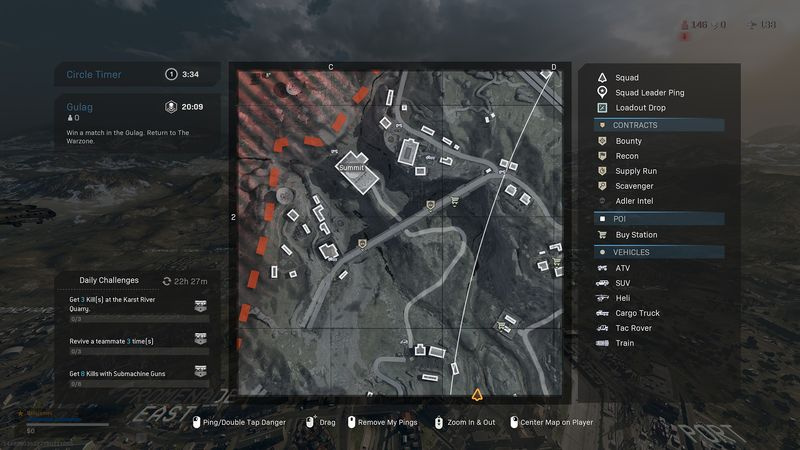 Posizioni di Warzone Adler Intel