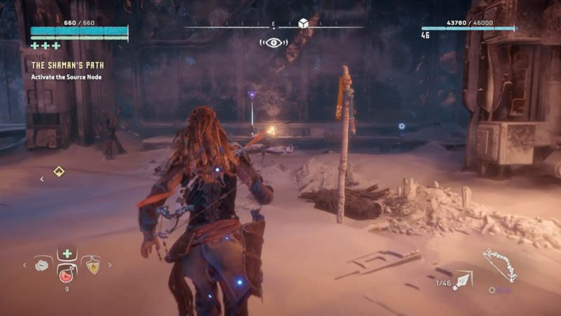 Horizon Zero Dawn: Frozen Wilds dyrefigurplaceringer