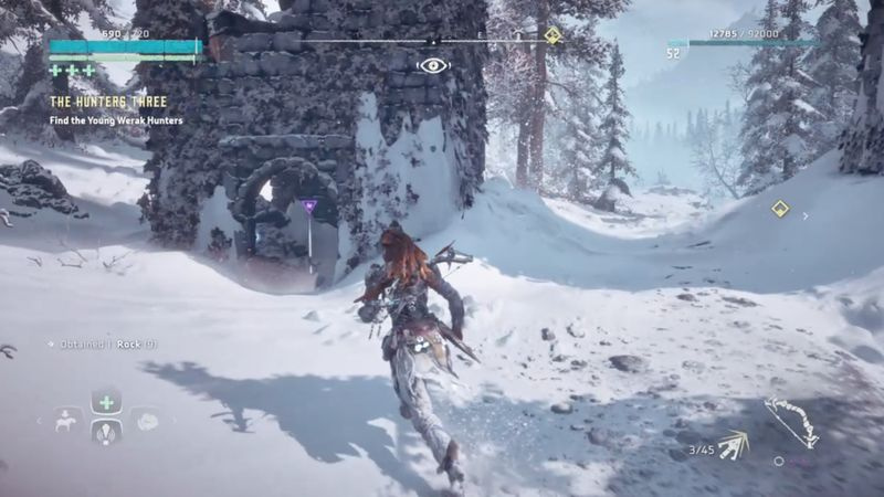 Horizon Zero Dawn: Frozen Wilds dyrefigurplaceringer