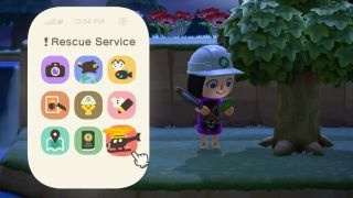 Animal Crossing New Horizons reddingsdienst-app
