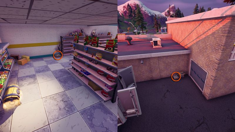 Fortnite-kissanruokapaikat Retail Rowssa