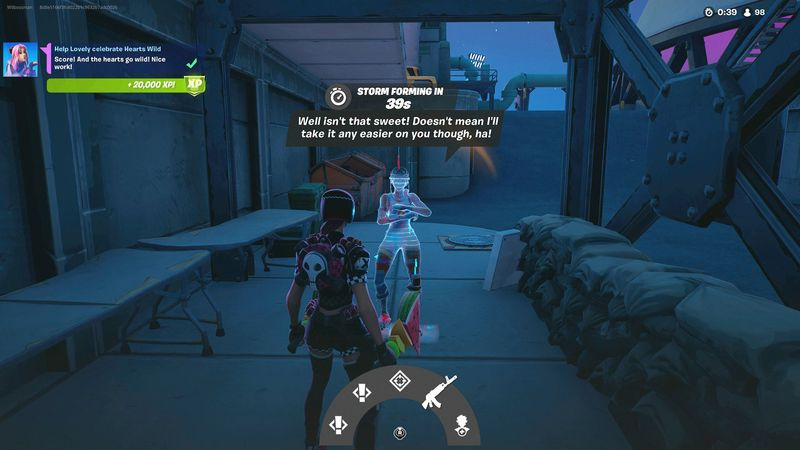 Fortnite Auta Lovelya juhlimaan Hearts Wildia