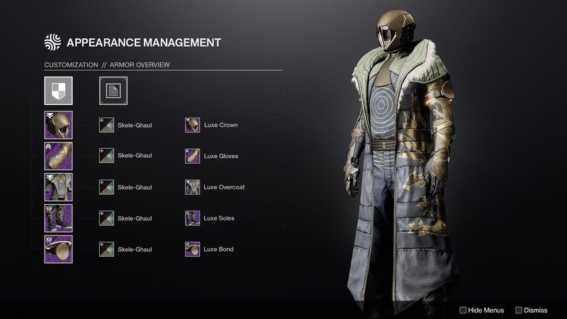 Trasmog di Destiny 2