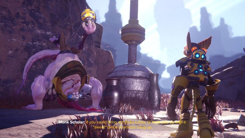 Ratchet och Clank Rift Apart lorbs