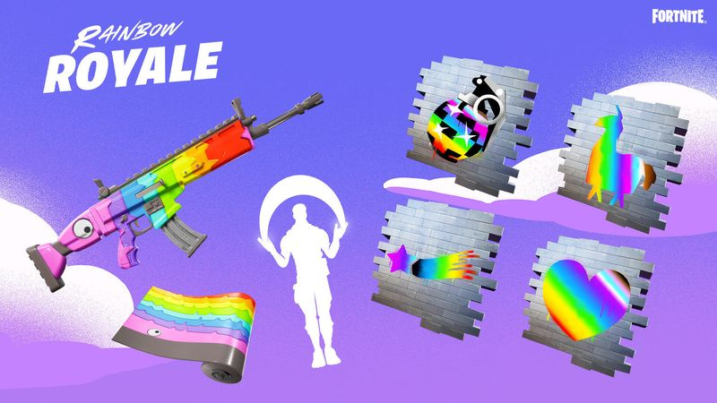 Fortnite Rainbow Royale gratis föremål