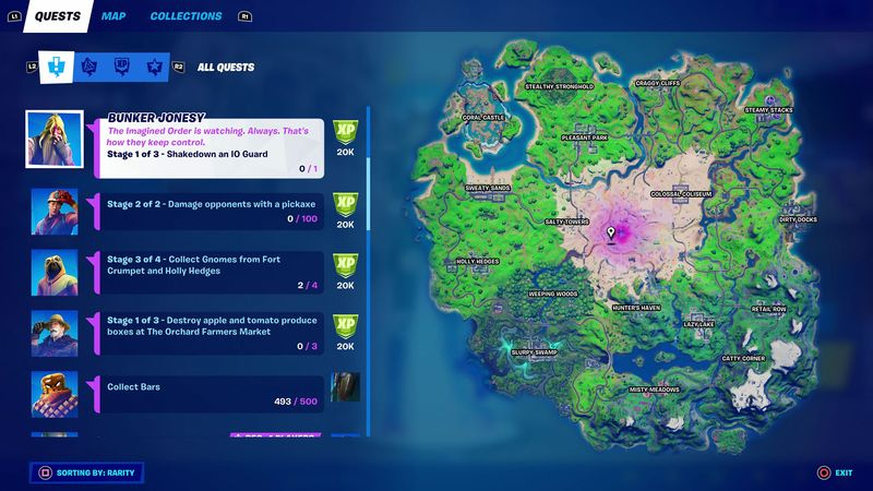 Fortnite Week 9 Quests sæson 5