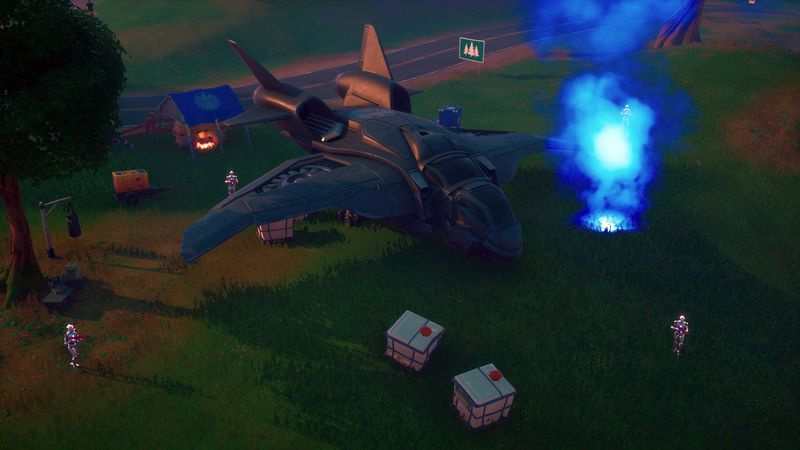 Siti di atterraggio della pattuglia di Fortnite Quinjet
