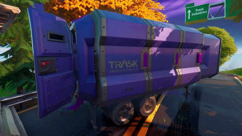 Posizione del camion di trasporto di Fortnite Trask