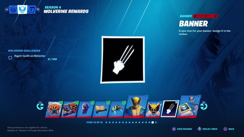 Sfide di Fortnite Wolverine