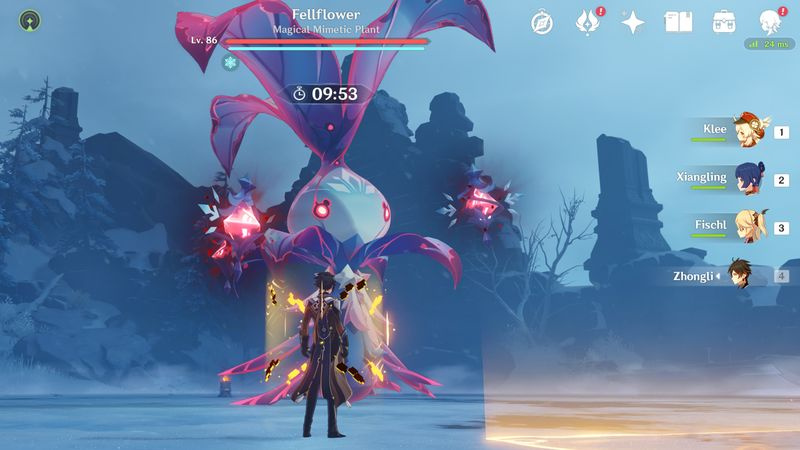 Rise of the Fell Flower Genshin Impact-uitdaging